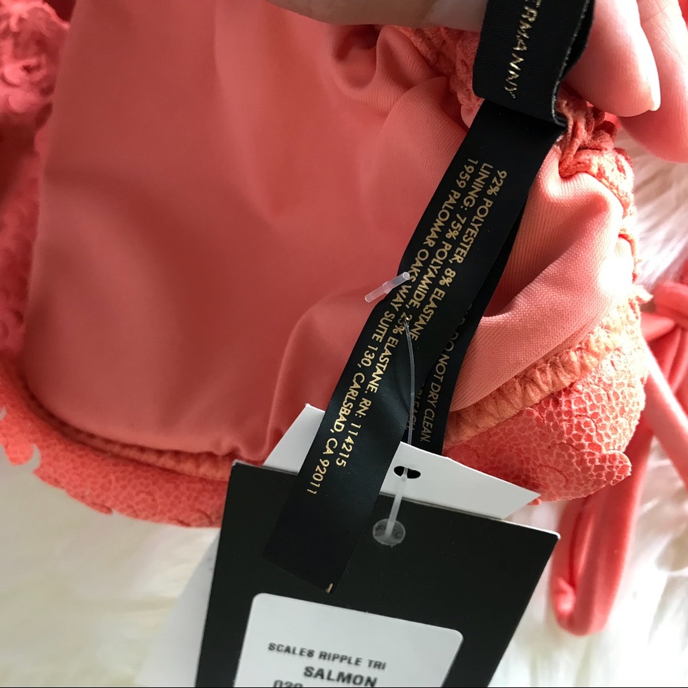 VIX Scales Ripple Bikini Separates - Salmon - Picture 4 of 8